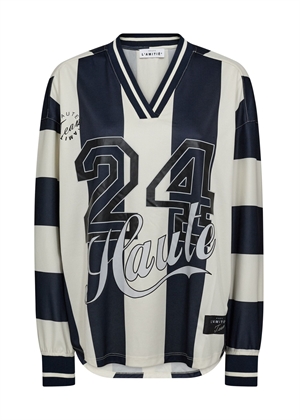Haute 24 stripe bluse Navy/Pearl HAUTE L'AMITIÈ